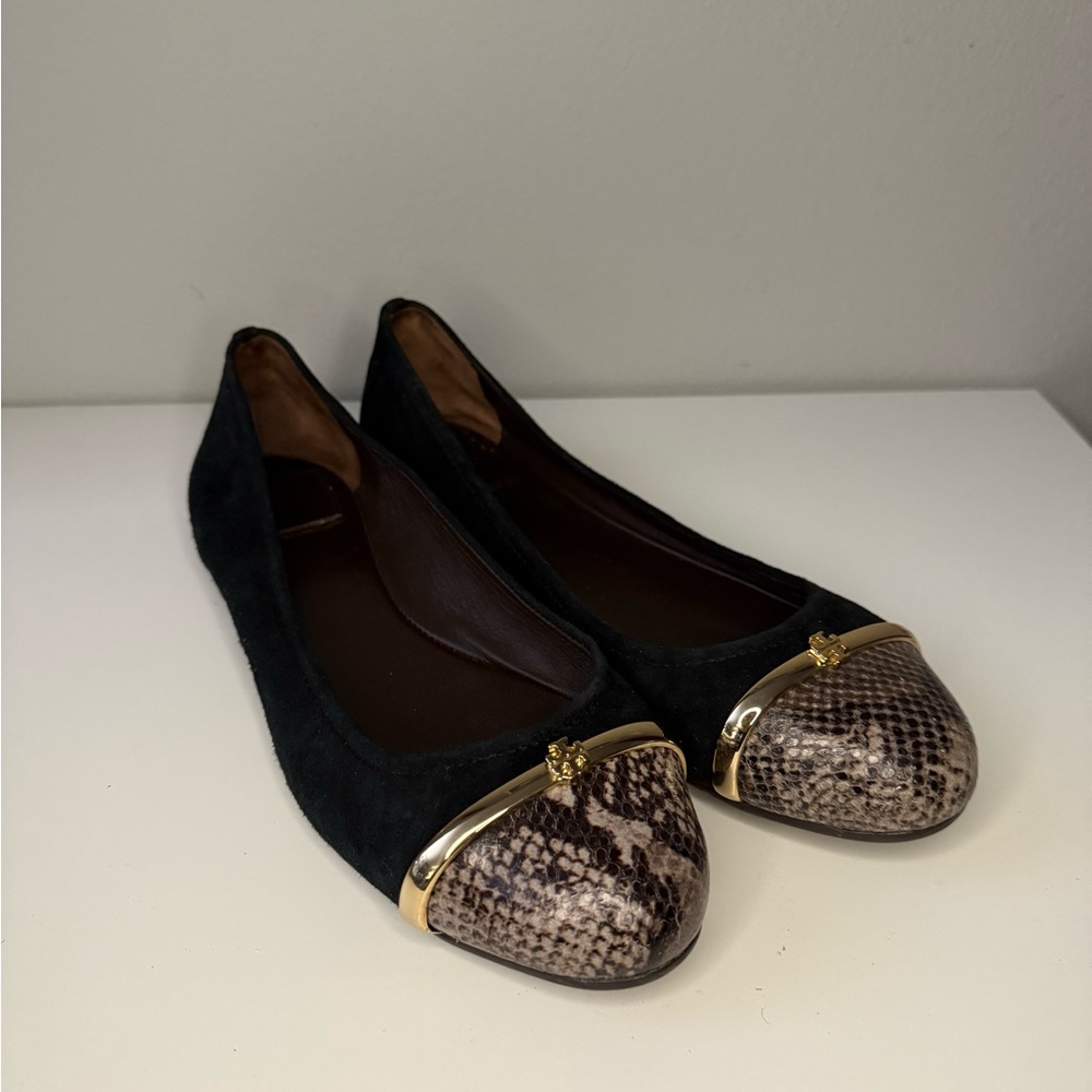 Tory Burch Pacey Driver Ballet Flats Black